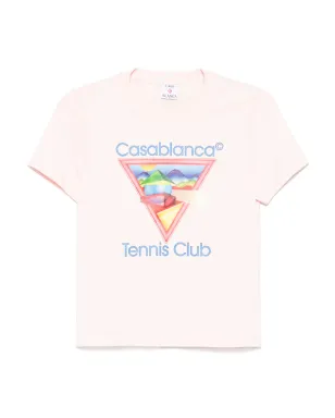 Casablanca テニスクラブ グラフィックプリント Tシャツ - サムネイル1