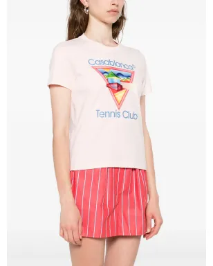 Casablanca テニスクラブ グラフィックプリント Tシャツ - サムネイル3