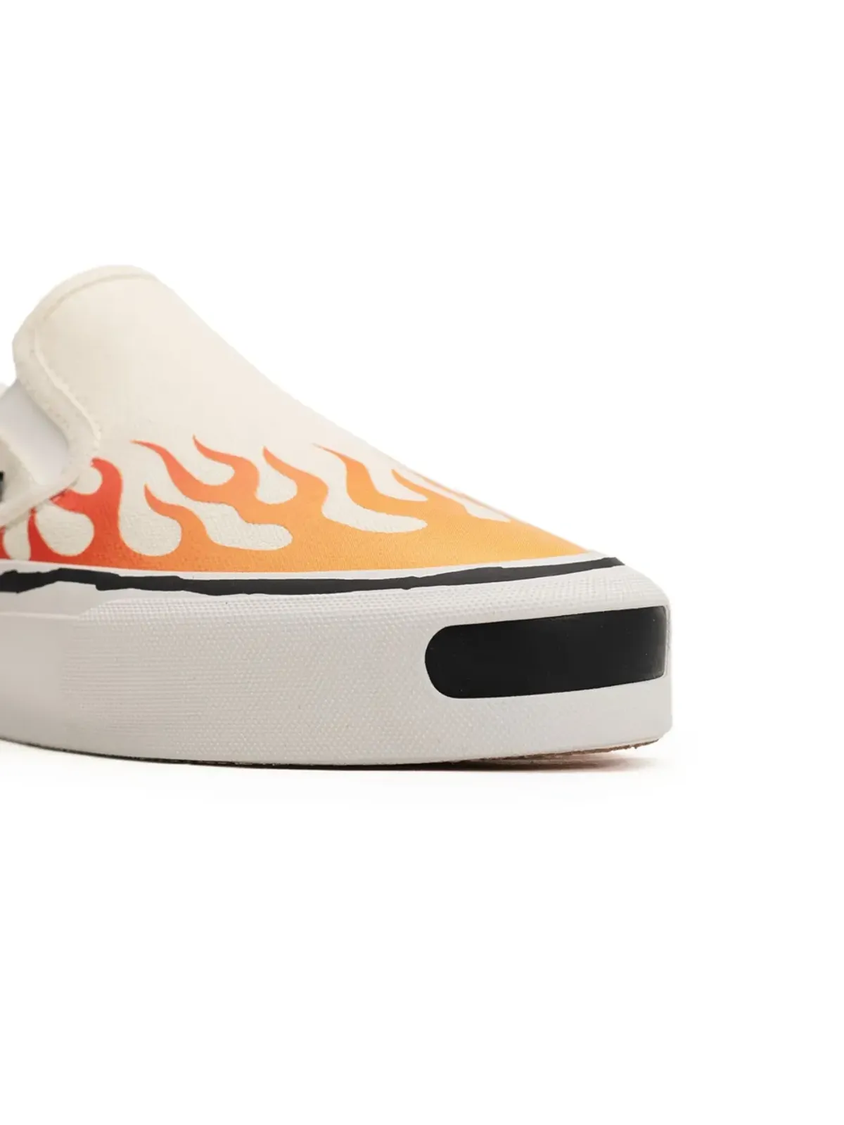 KAMIYA Cornell flame-pattern sneakers - White - 画像4