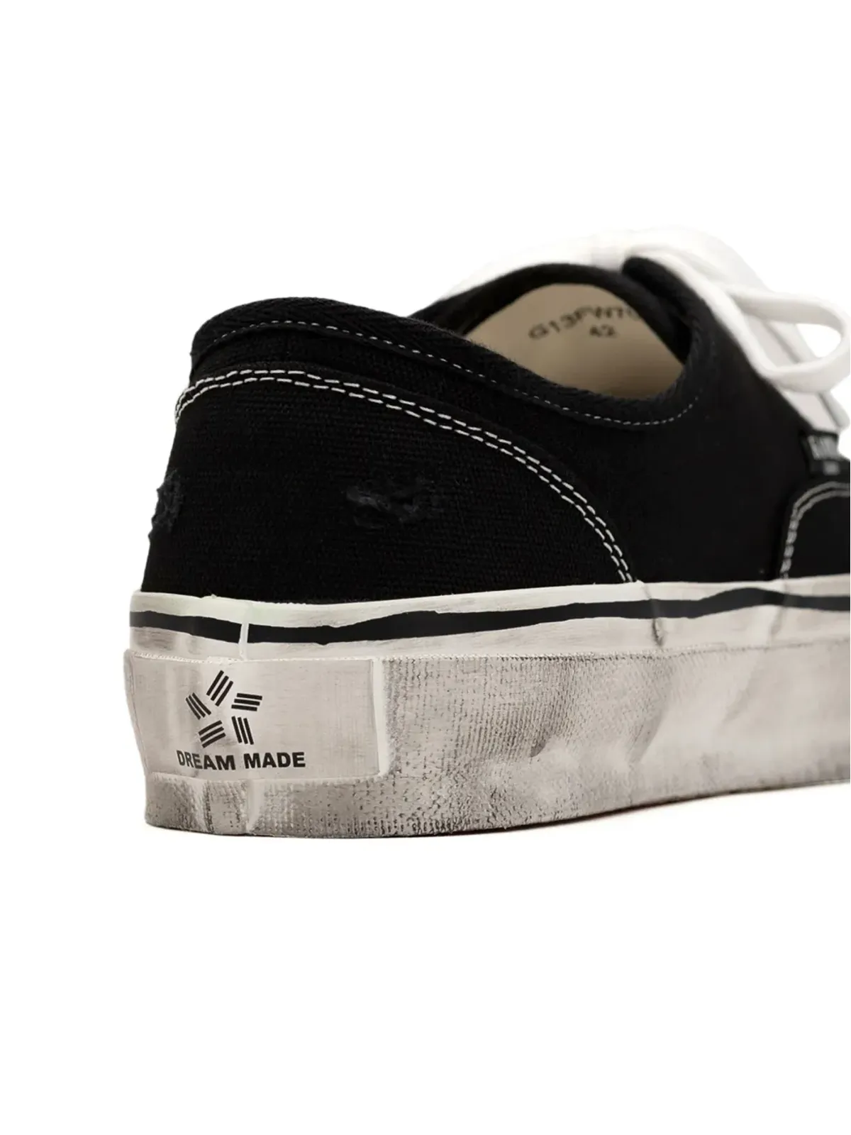 KAMIYA Herc distressed vulcanized sneakers - Black - 画像5