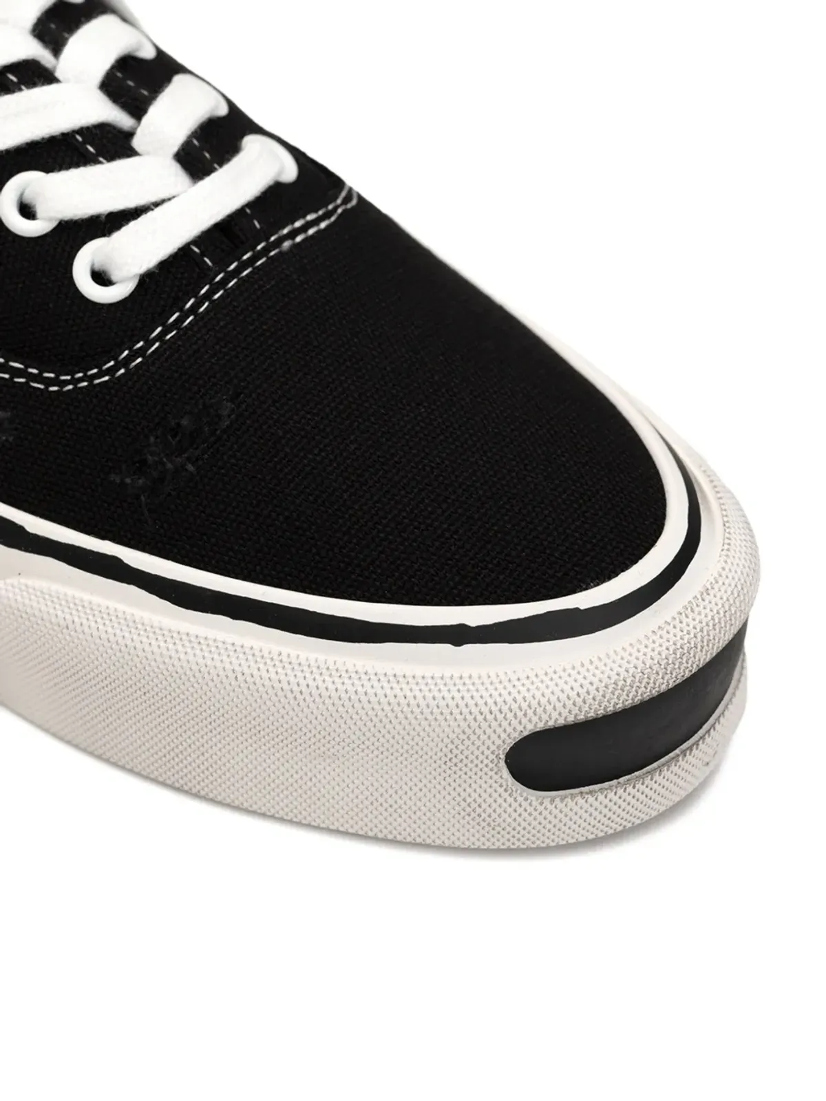 KAMIYA Herc distressed vulcanized sneakers - Black - 画像3