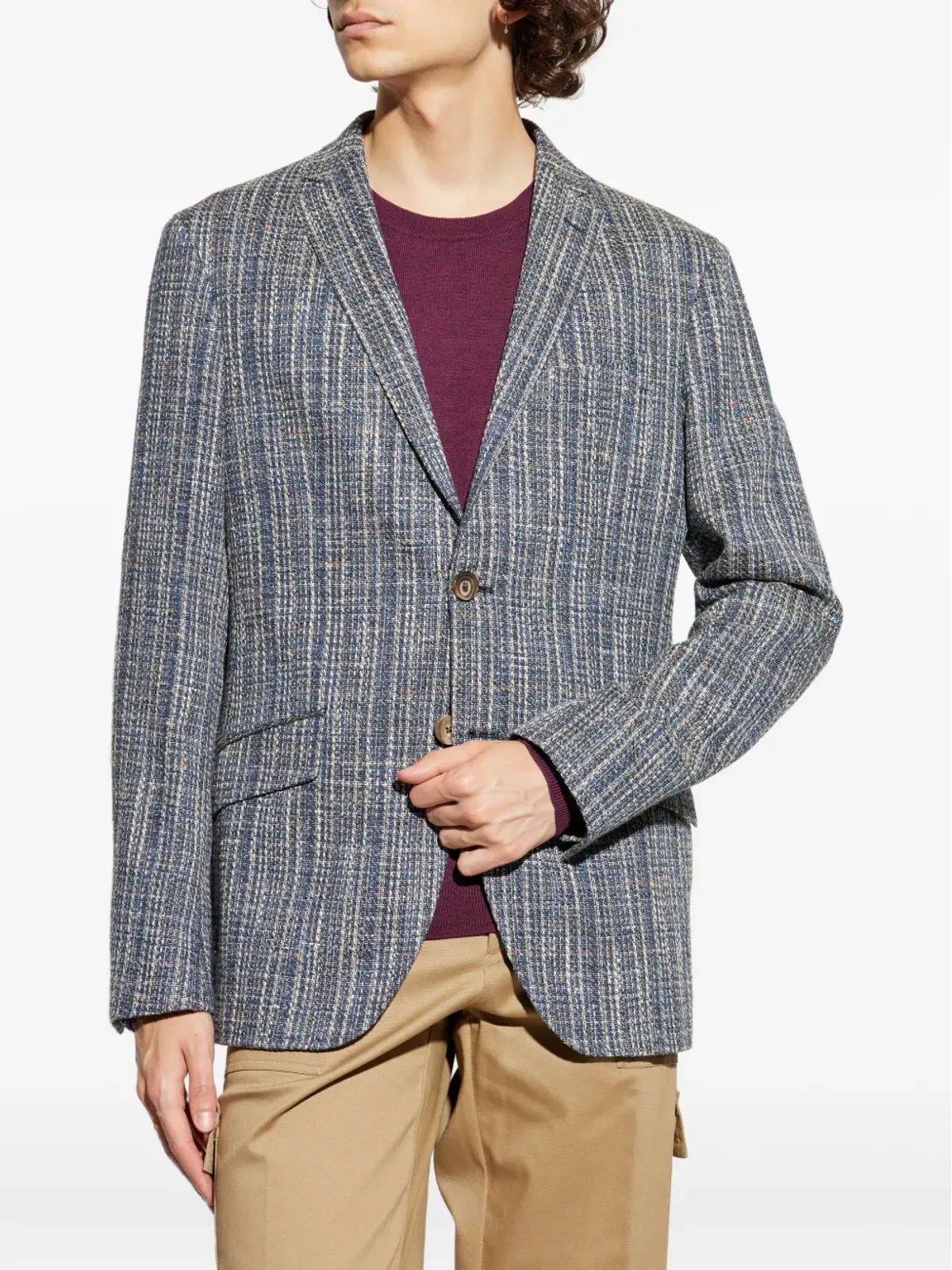 ETRO ツイードブレザー - 画像3