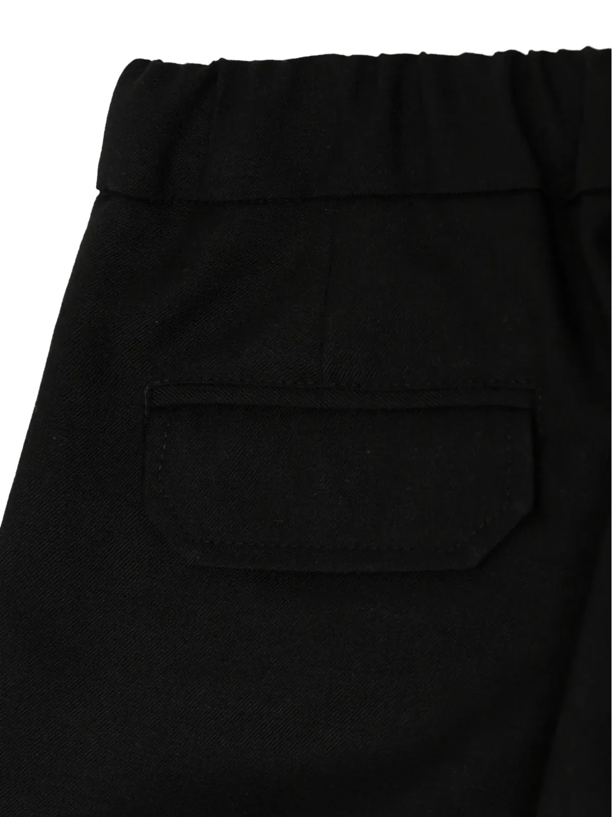 Balmain Kids ゴールドボタンカーゴパンツ ブラック - 画像3