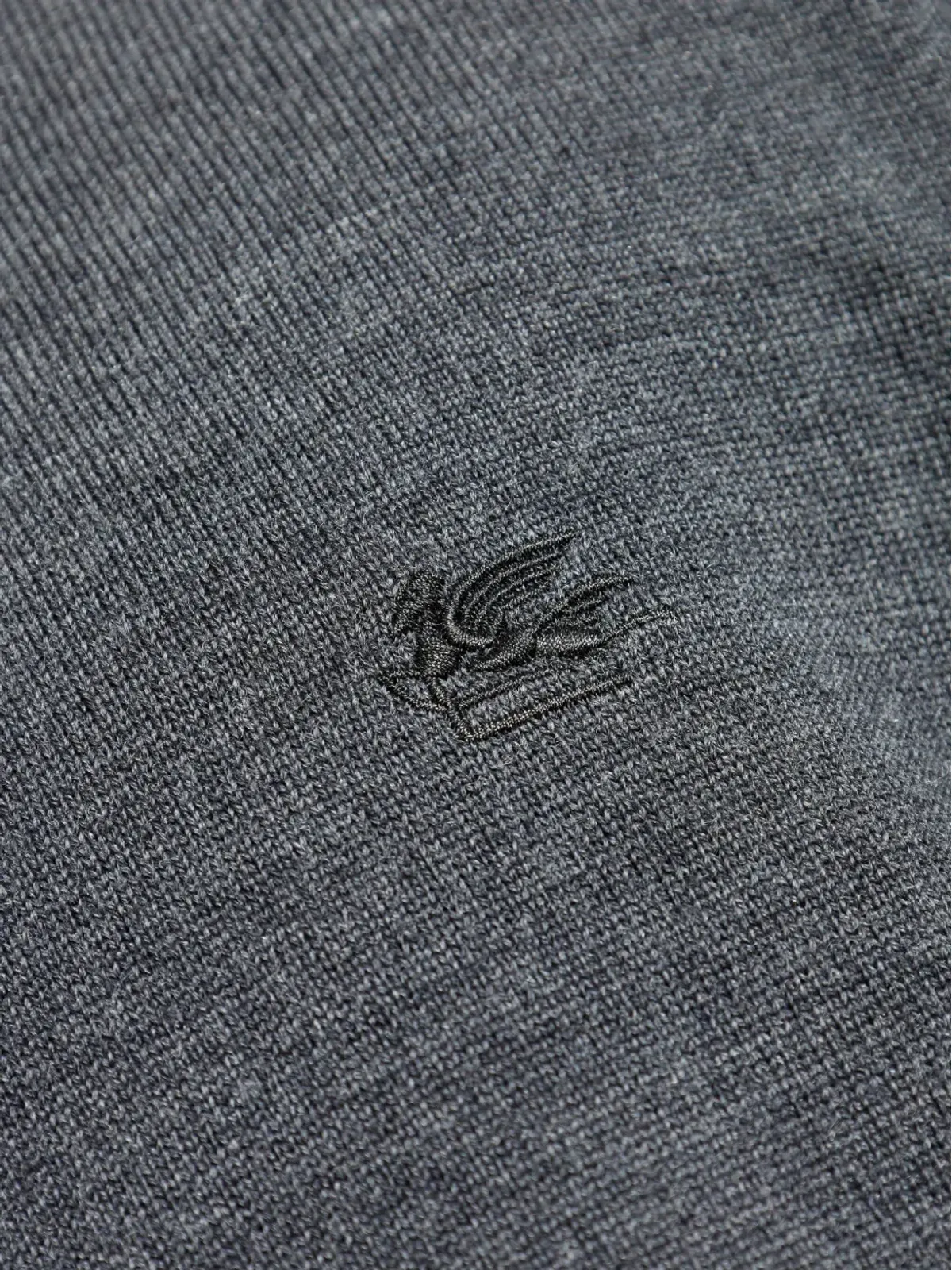 ETRO ロゴ刺繍 タートルネック セーター - 画像5