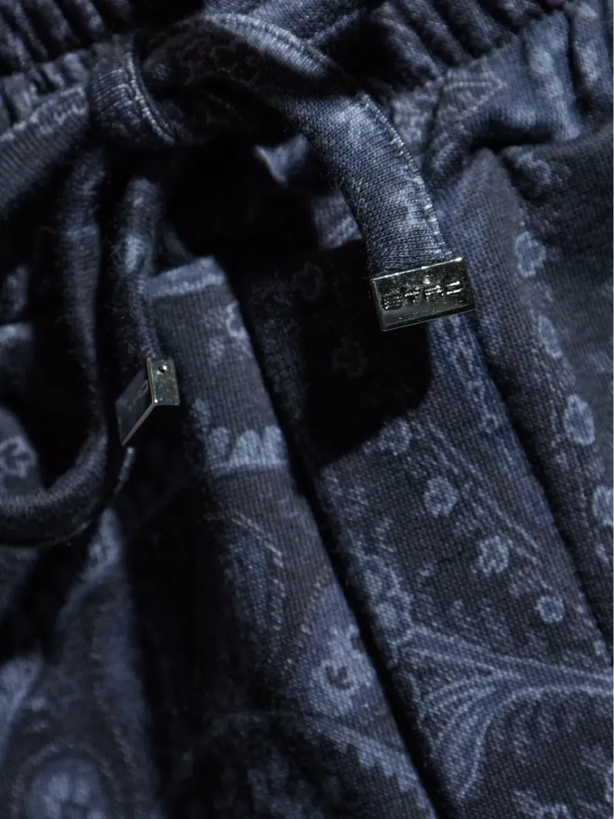 ETRO ペイズリープリント ドローコード付きスウェットパンツ - ブルー - 画像5