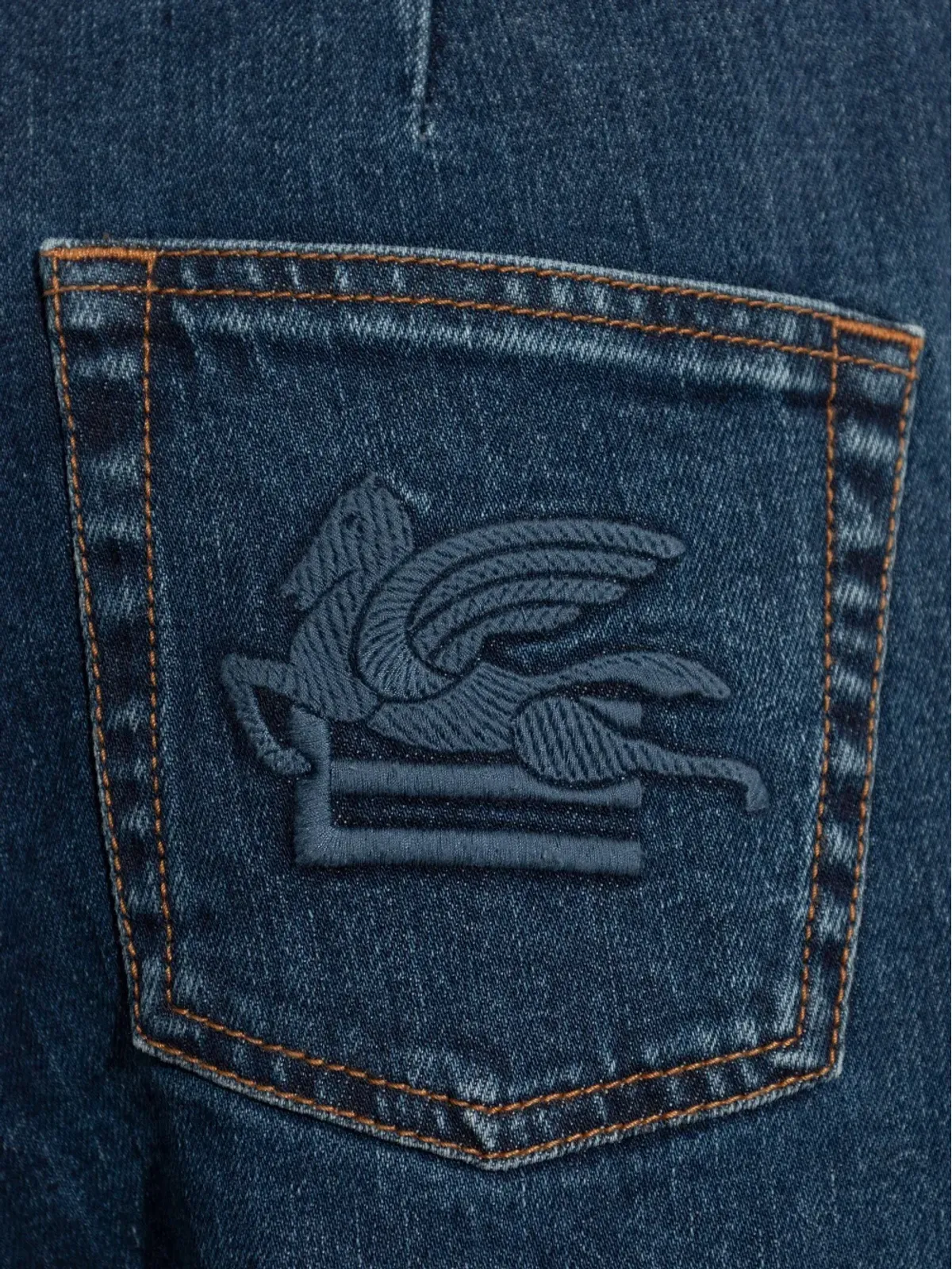 ETRO コットン ワイドレッグジーンズ - 画像5