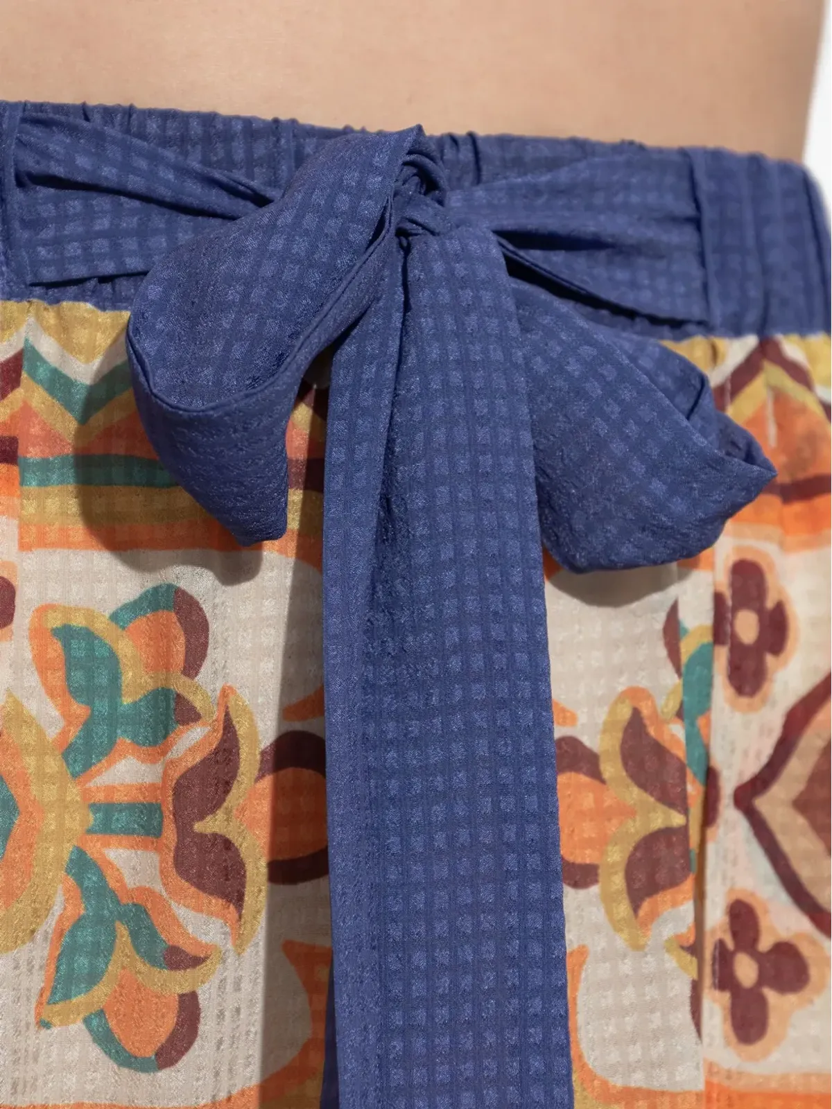 ETRO パターン柄 タイウェストパンツ - 画像4
