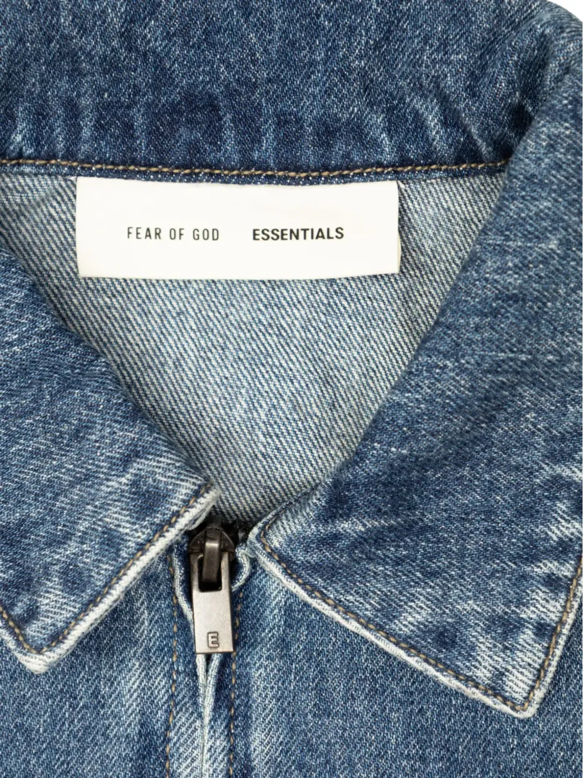 FEAR OF GOD ESSENTIALS KIDS ジップフロント デニムジャケット - 画像3