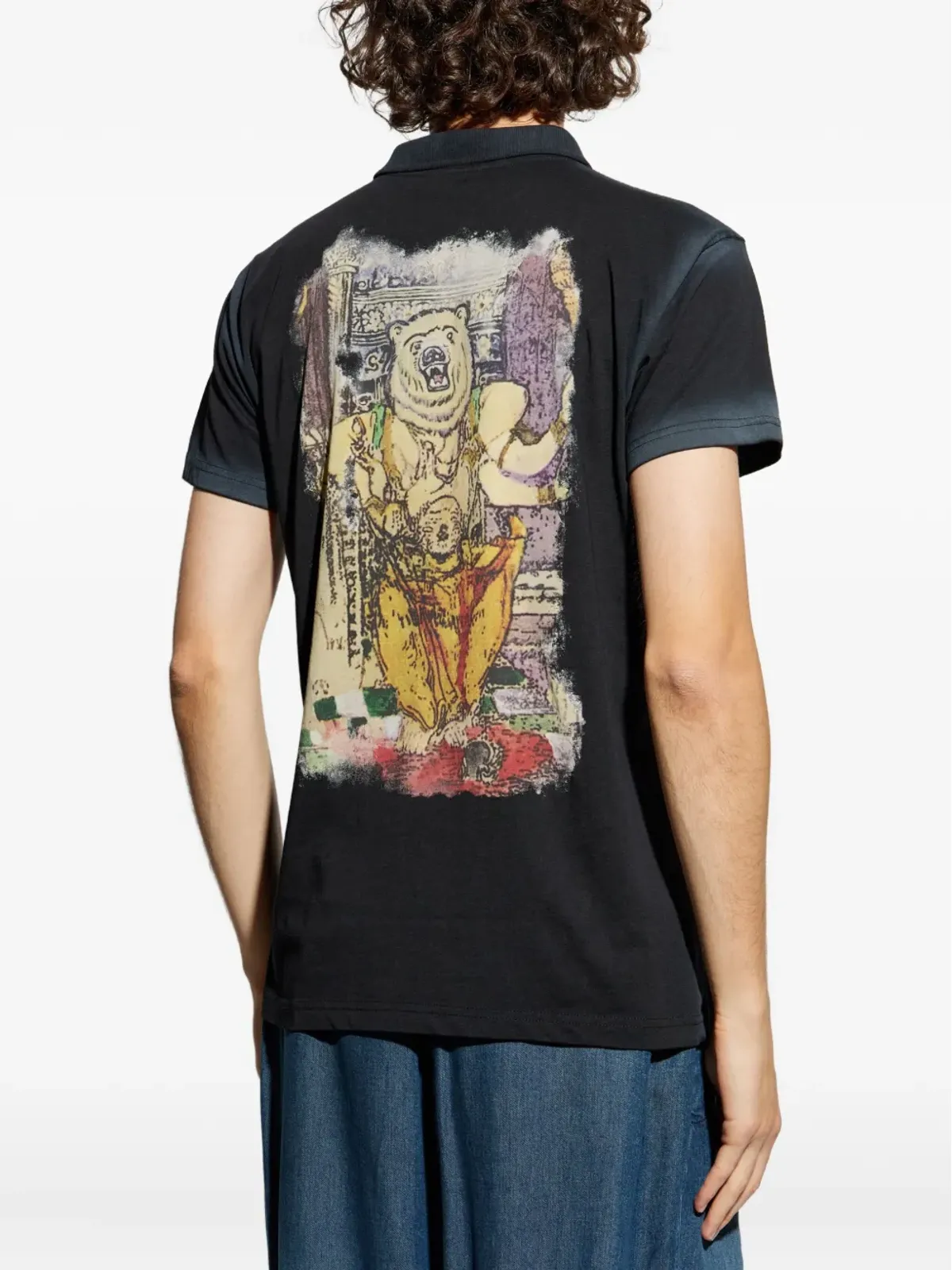 Diesel グラフィックプリント ポロシャツ - 画像4