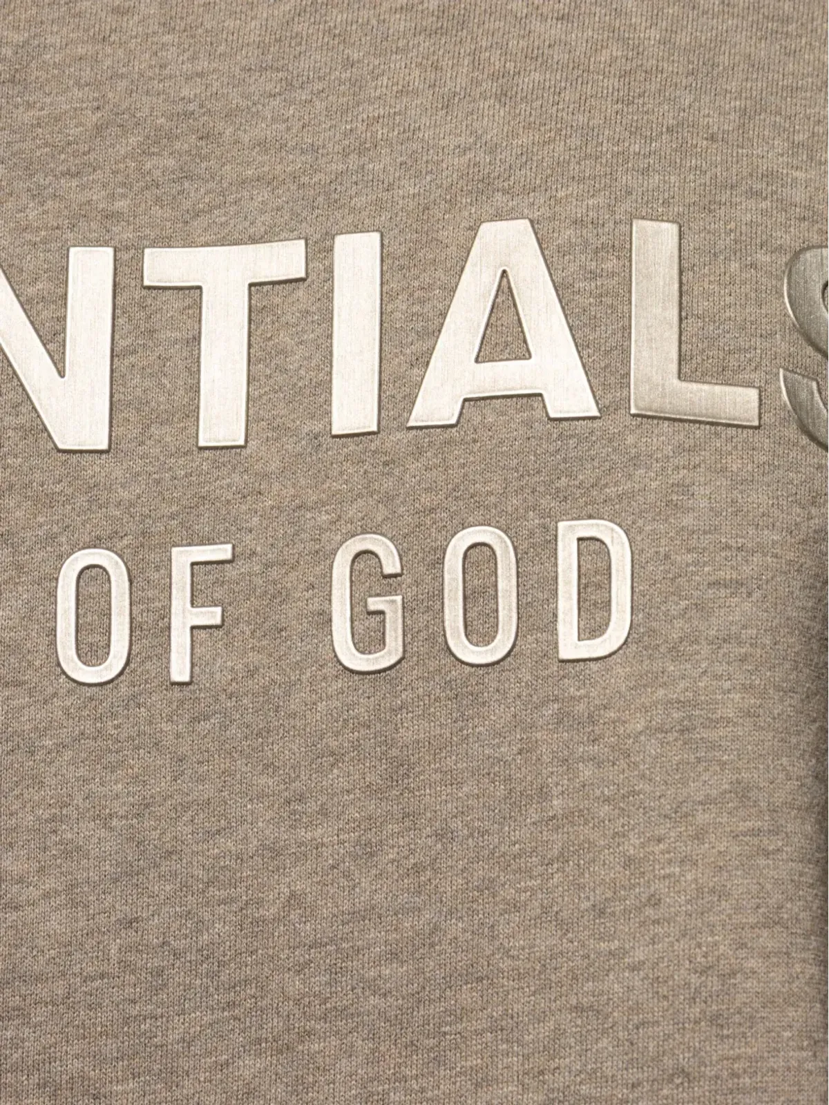 FEAR OF GOD ESSENTIALS ロゴアップリケ クルーネック スウェットシャツ - 画像5