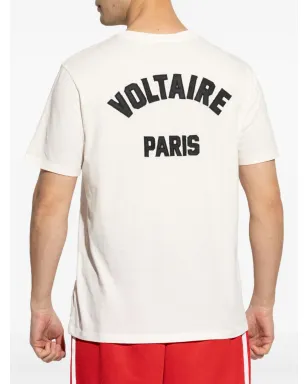 Zadig&Voltaire Tommy logo-appliqué T-shirt - White - サムネイル4