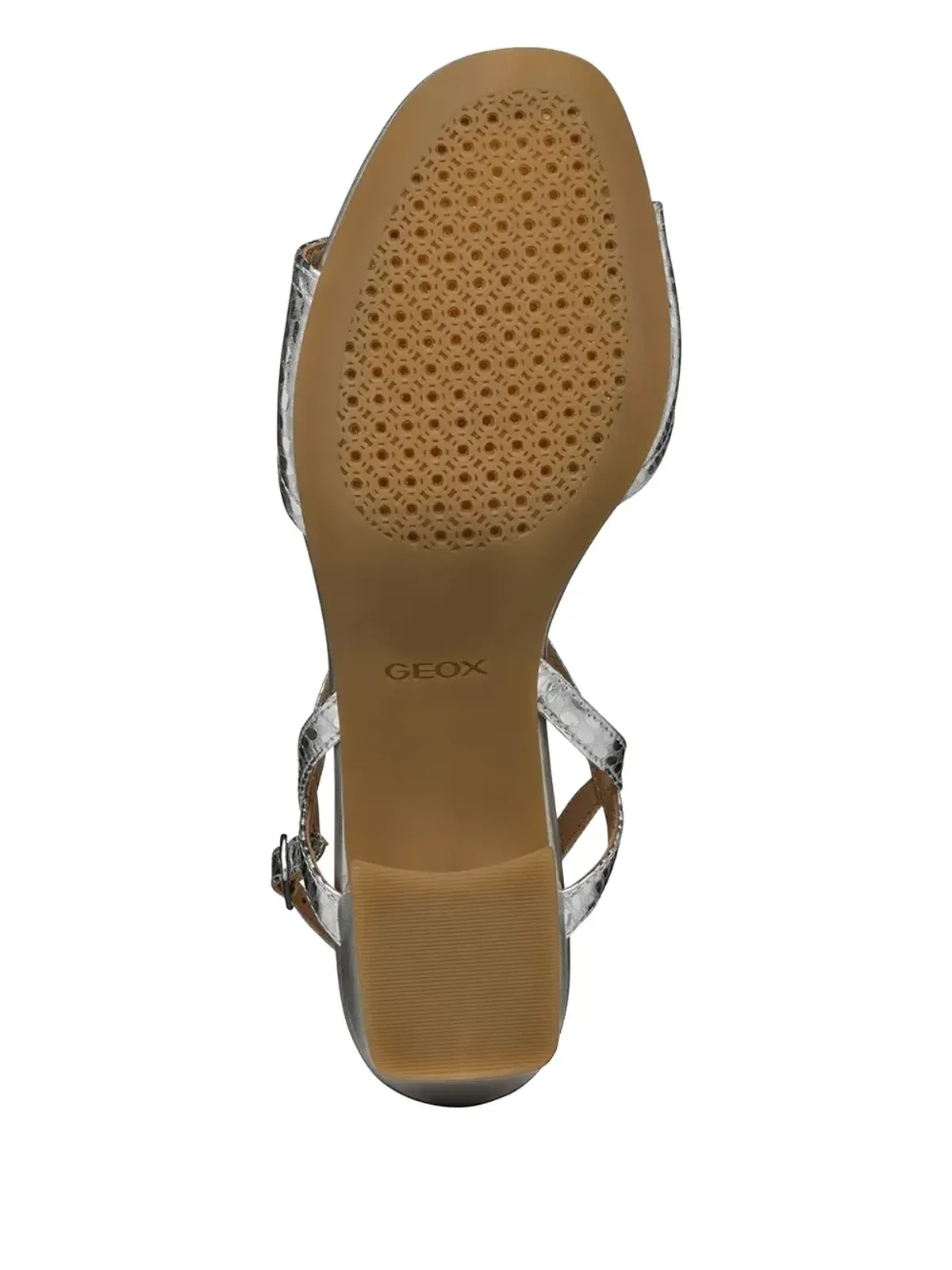 Geox エラクリア snakeskin風 ブロックヒール パンプス - 画像5