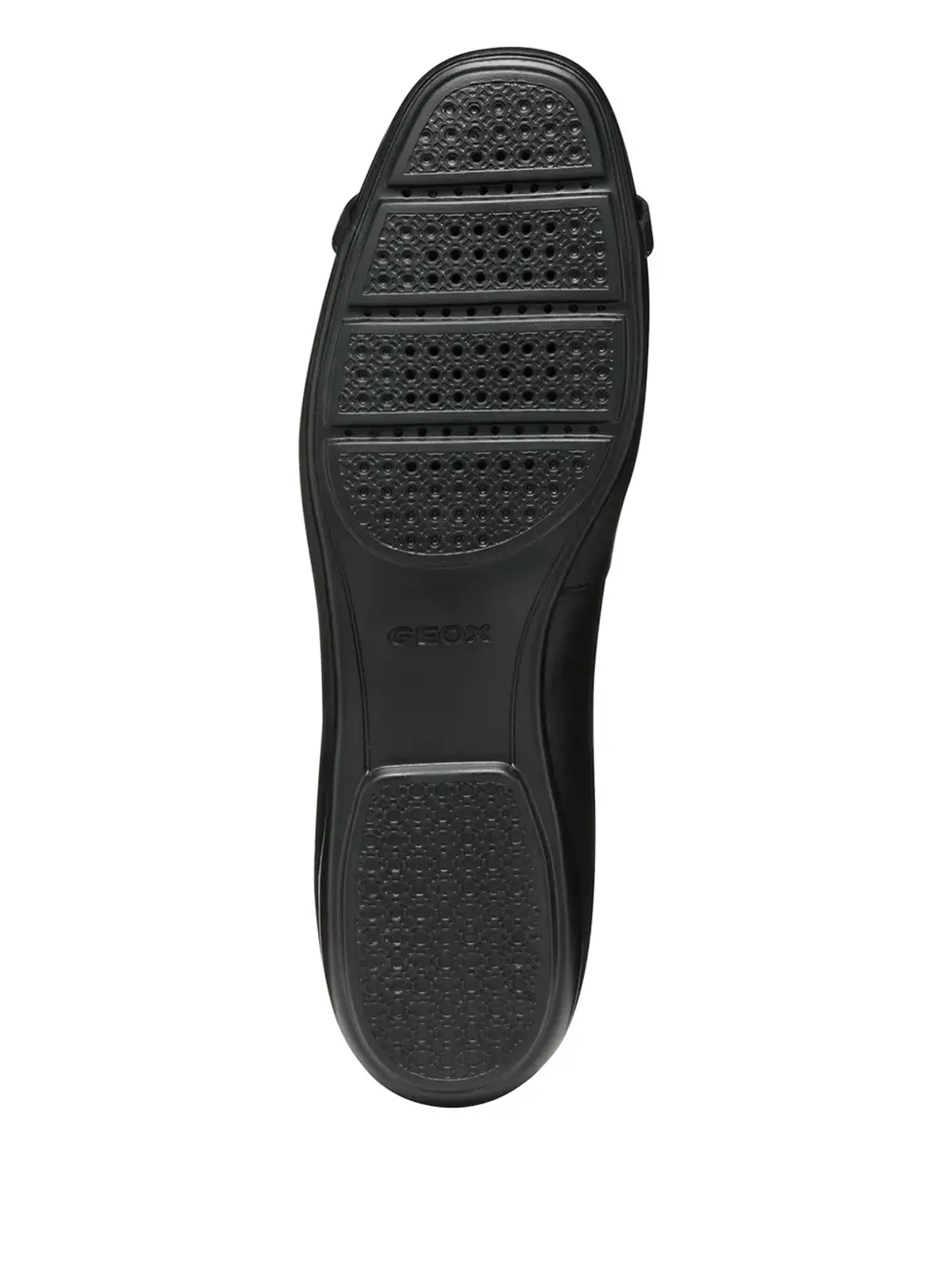 Geox アンニータ レザー サークルディテール バレエフラット - ブラック - 画像5