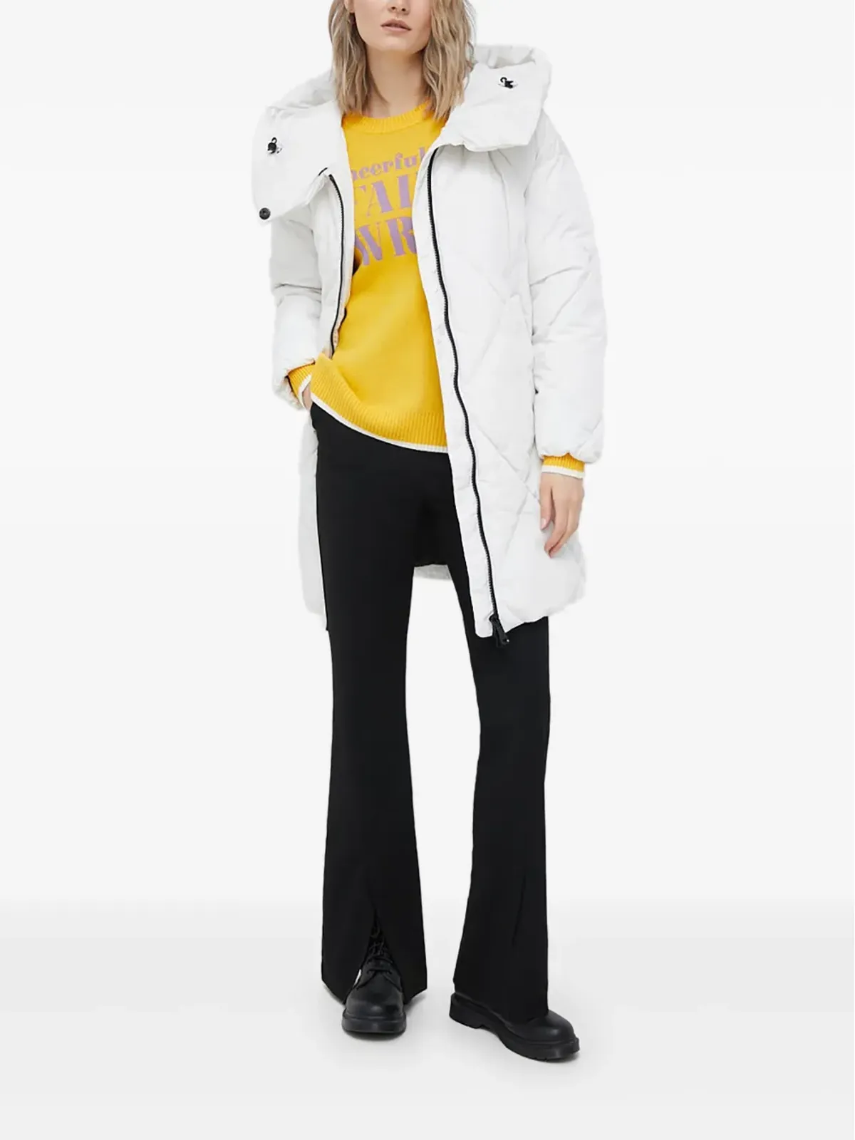 Geox キルテッド フード付きダウンジャケット - 画像1