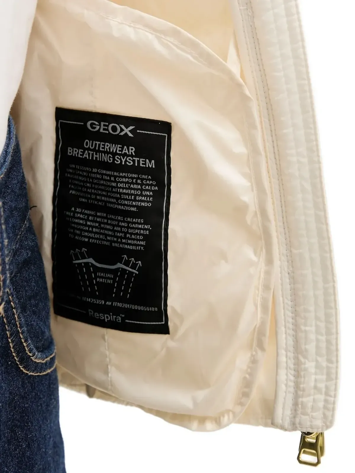 Geox Jaysen キルテッド ジップフロント ベスト - 画像5