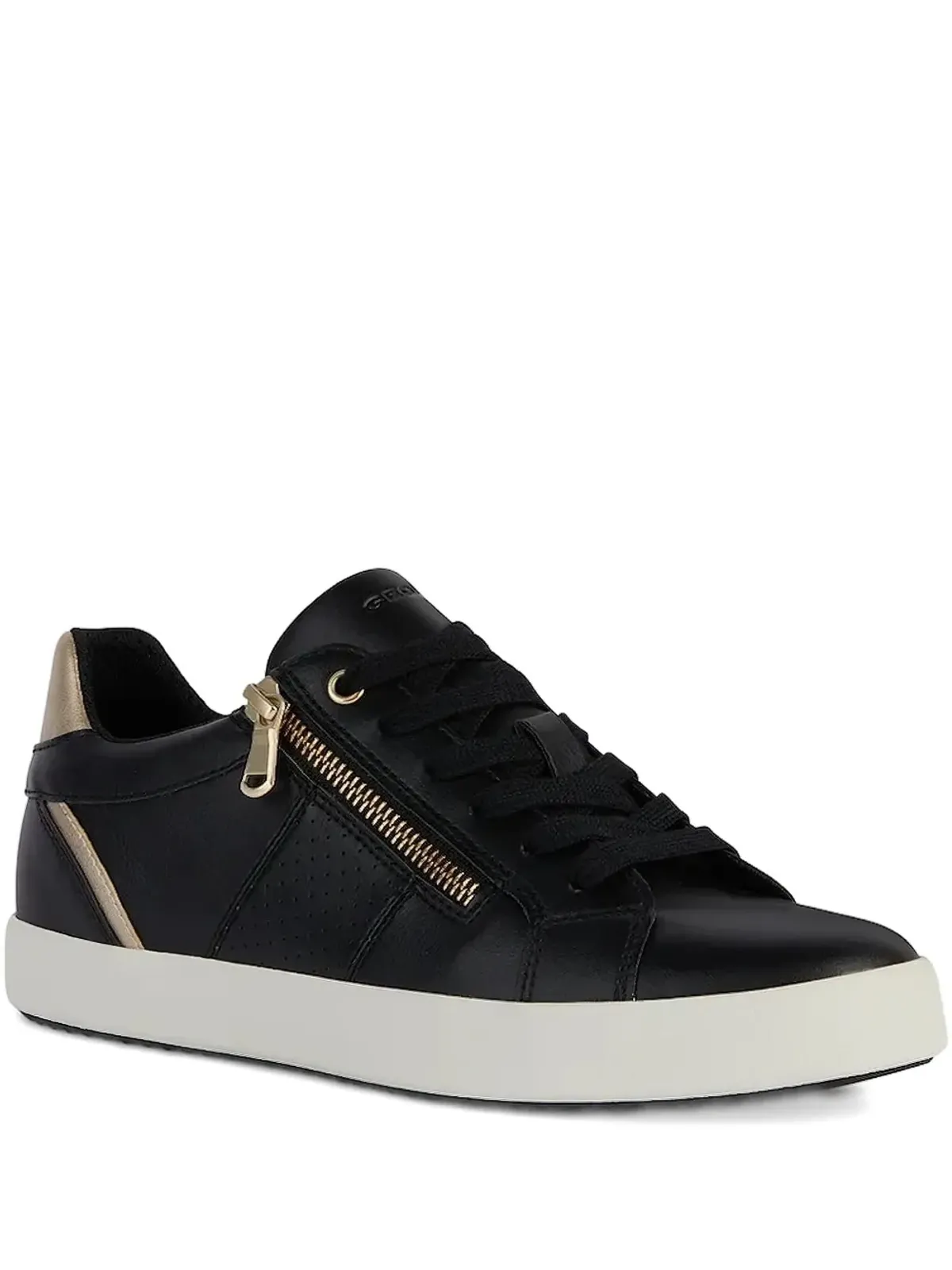 Geox Blomiee leather sneakers - Black - 画像1