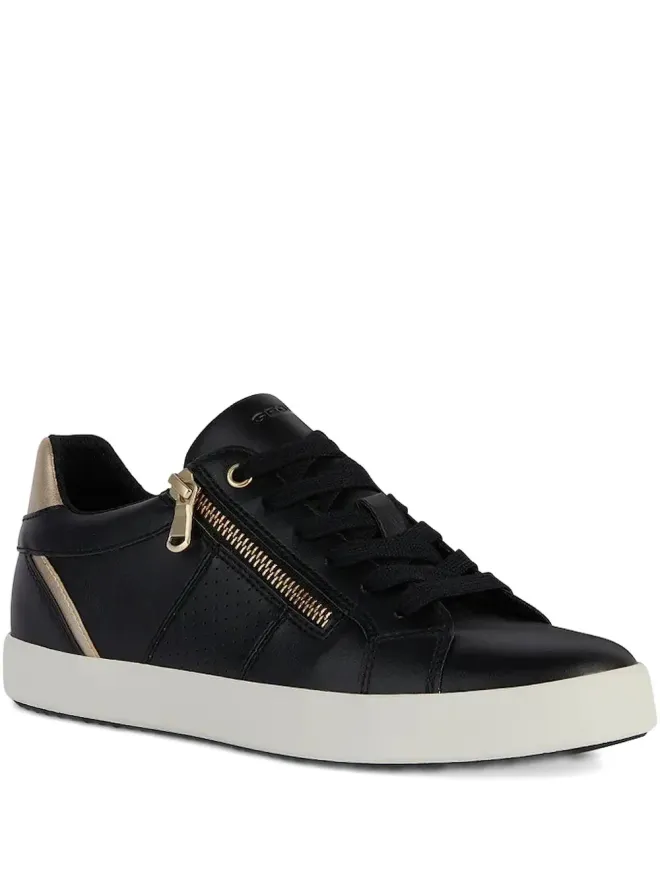 Geox Geox Blomiee leather sneakers - Blackの商品画像