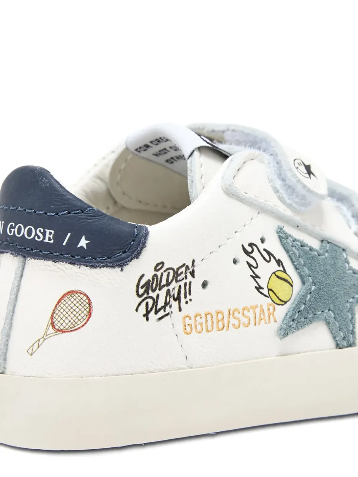 Golden Goose Kids スーパースター タッチストラップ スニーカー - 画像4