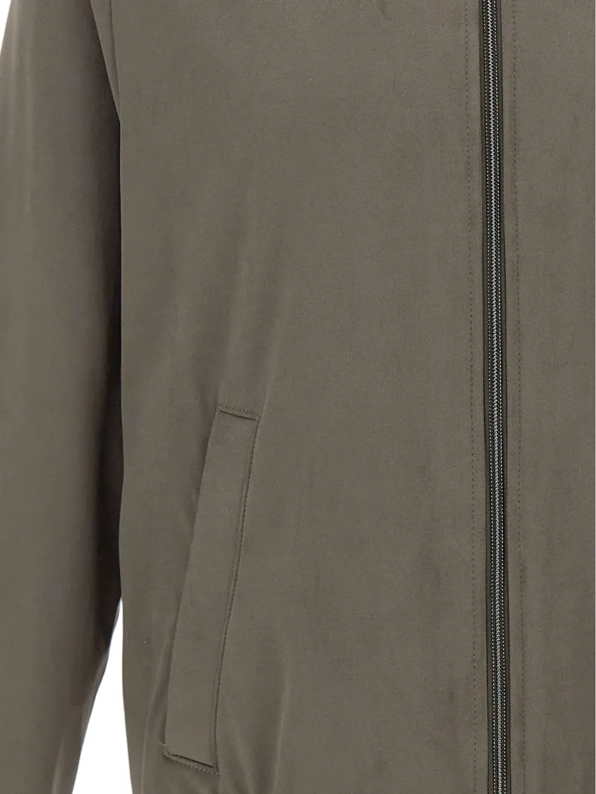 Herno ジップファスナー付きボンバー ジャケット - 画像5