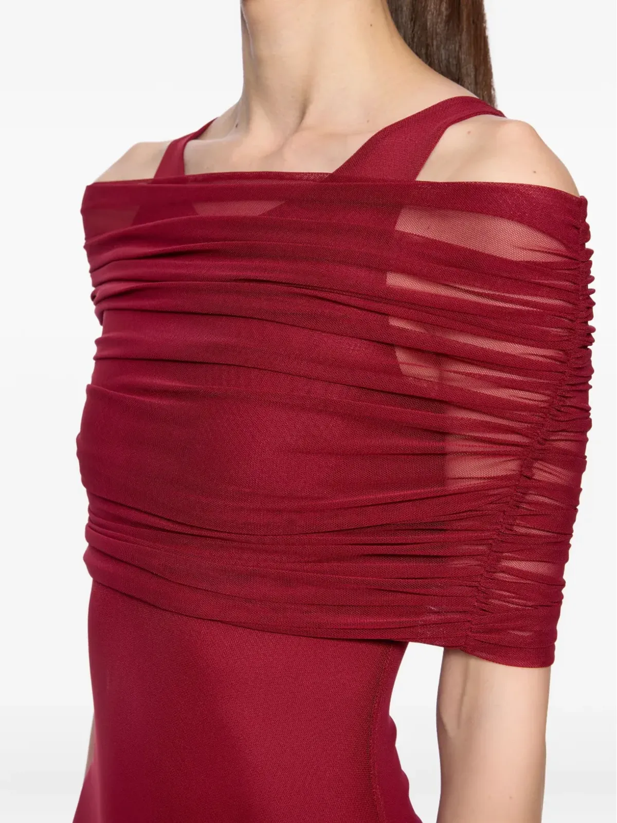 Atu Body Couture レイヤードメッシュドレス - 画像4