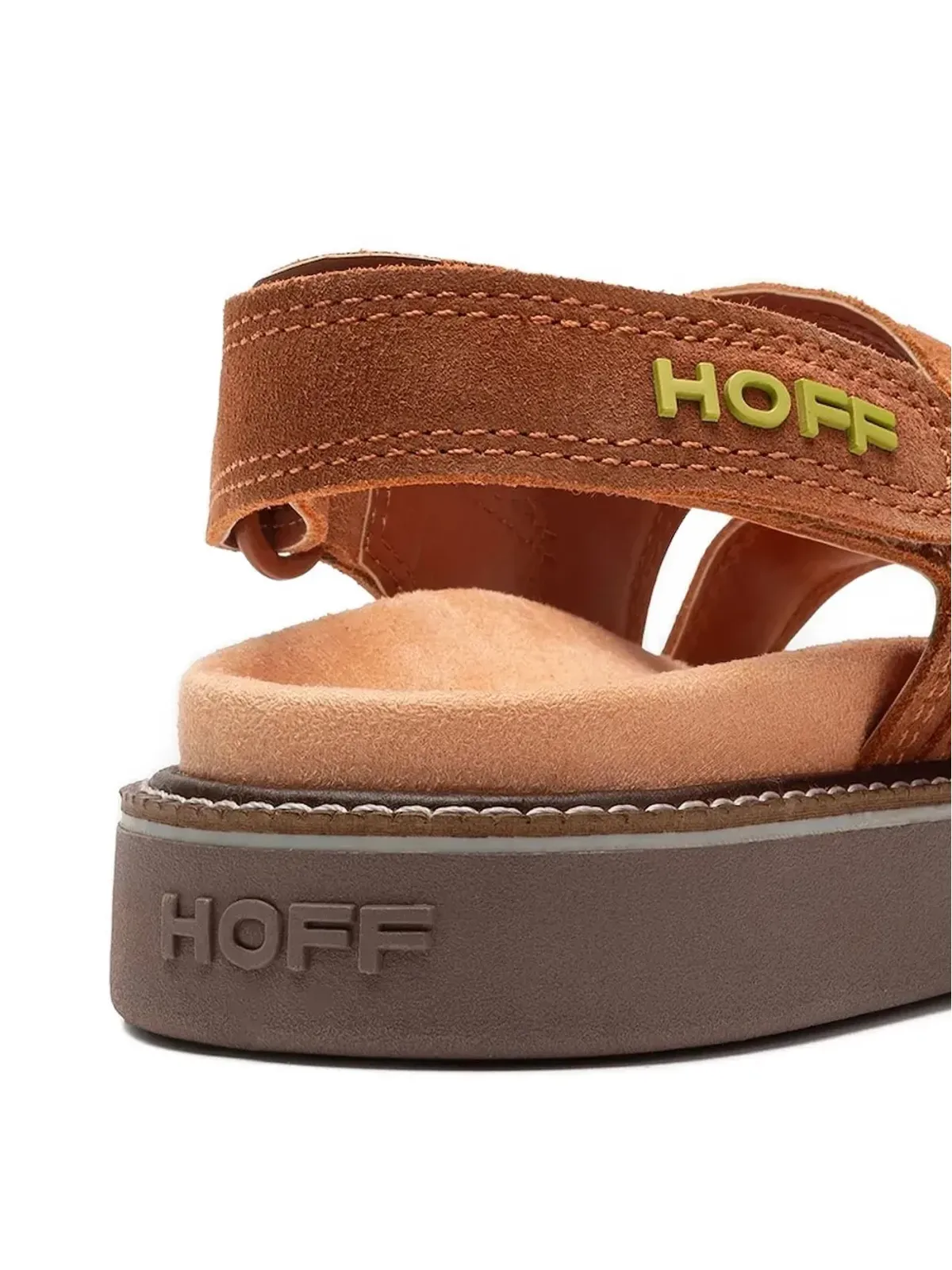 Hoff ダブルストラップサンダル ブラウン - 画像3
