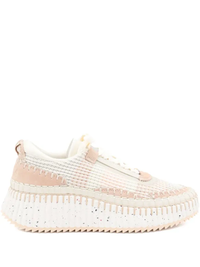 Chloe Chloé Nama 編み込みプラットフォームスニーカーの商品画像