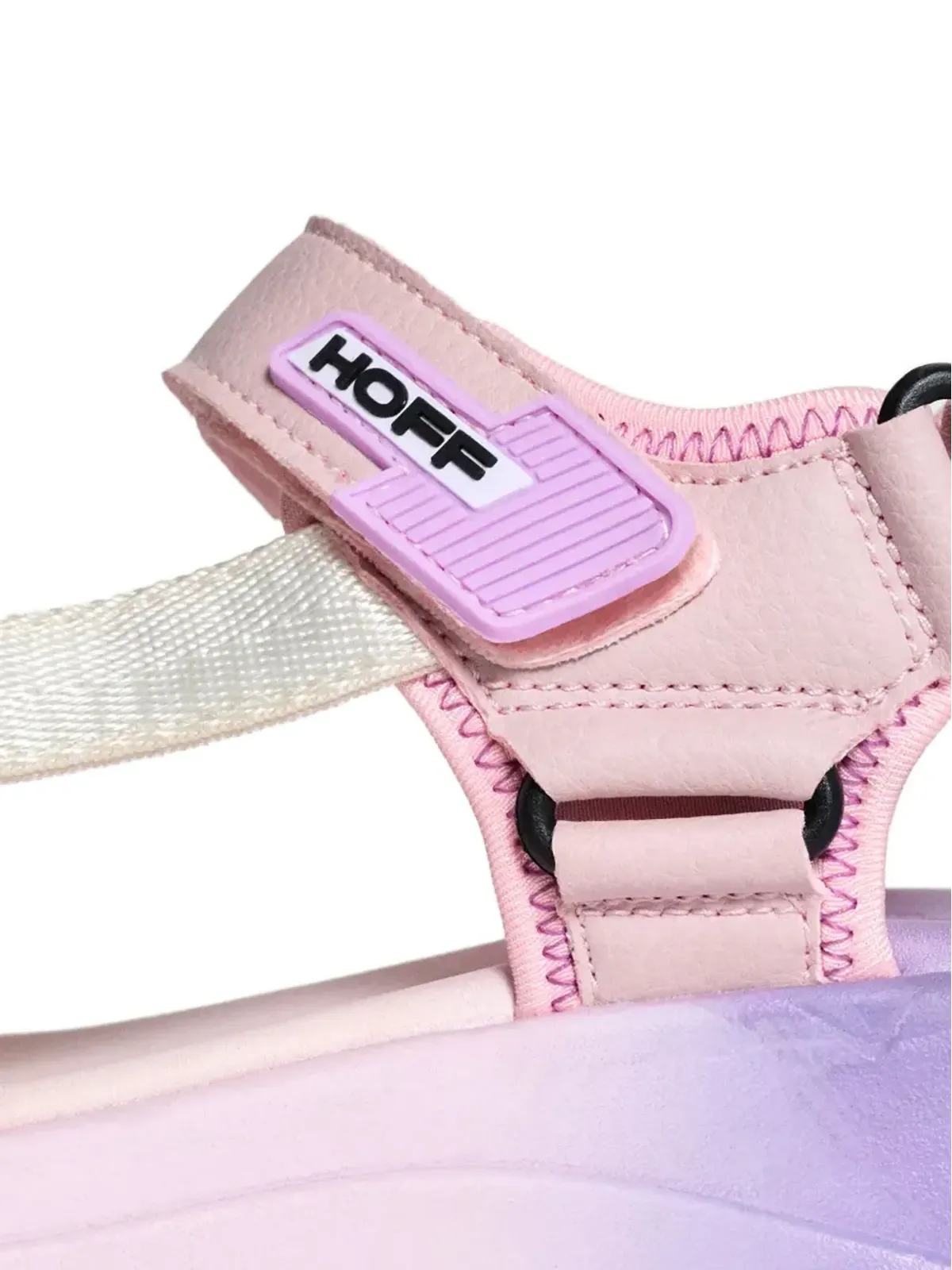 Hoff ピンクのグラデーションプラットフォームサンダル - 画像5