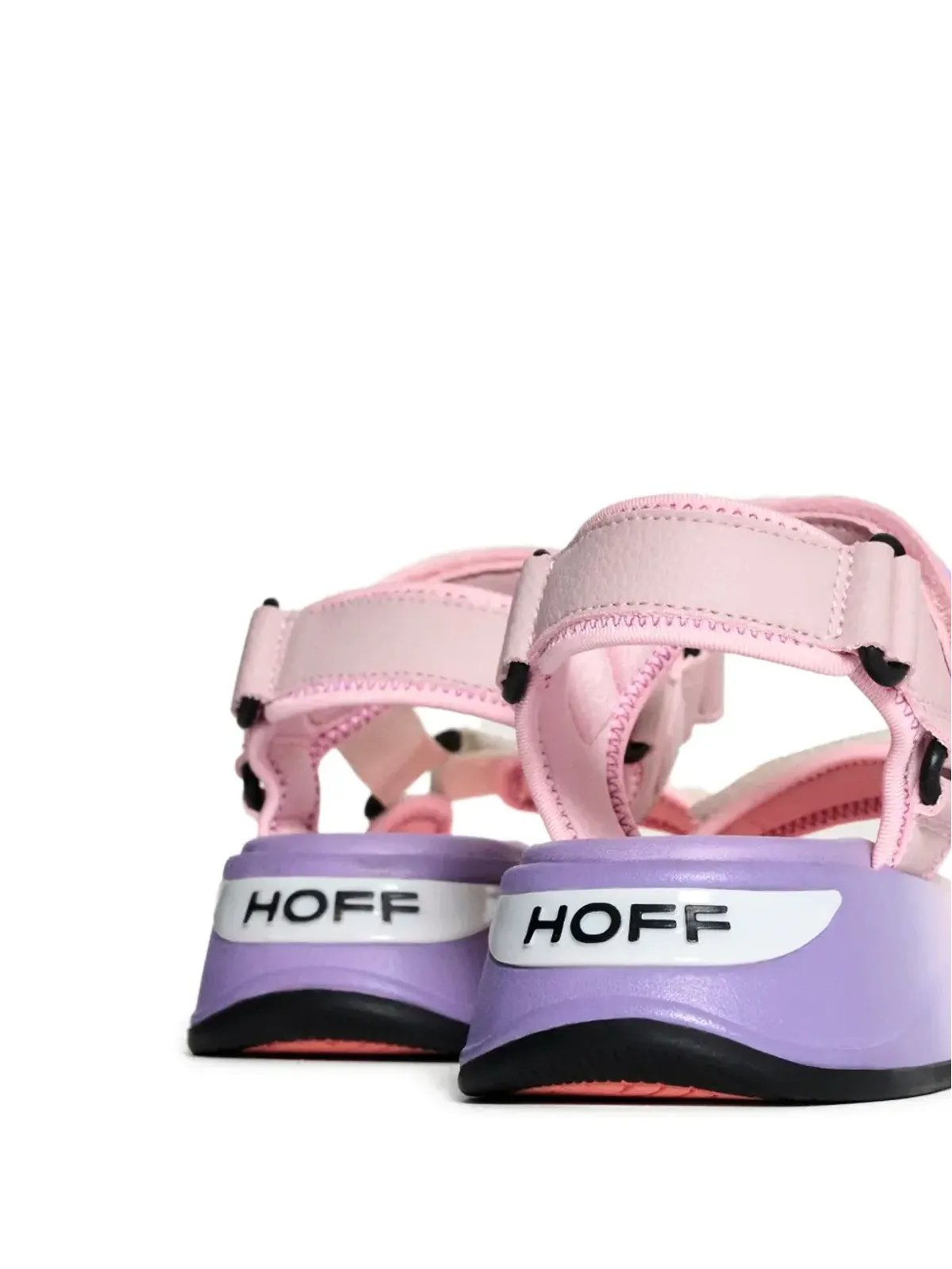 Hoff ピンクのグラデーションプラットフォームサンダル - 画像3