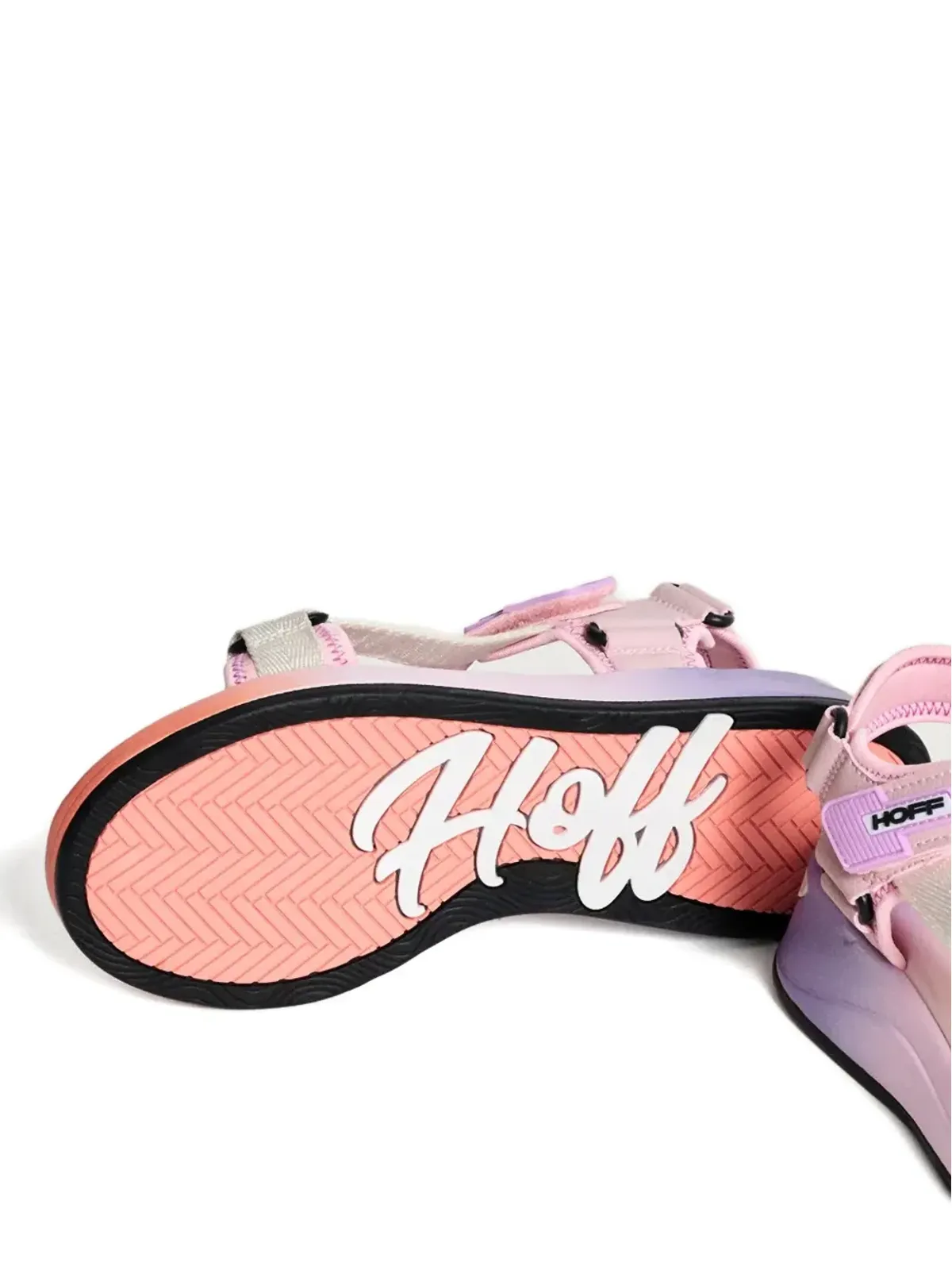 Hoff ピンクのグラデーションプラットフォームサンダル - 画像4