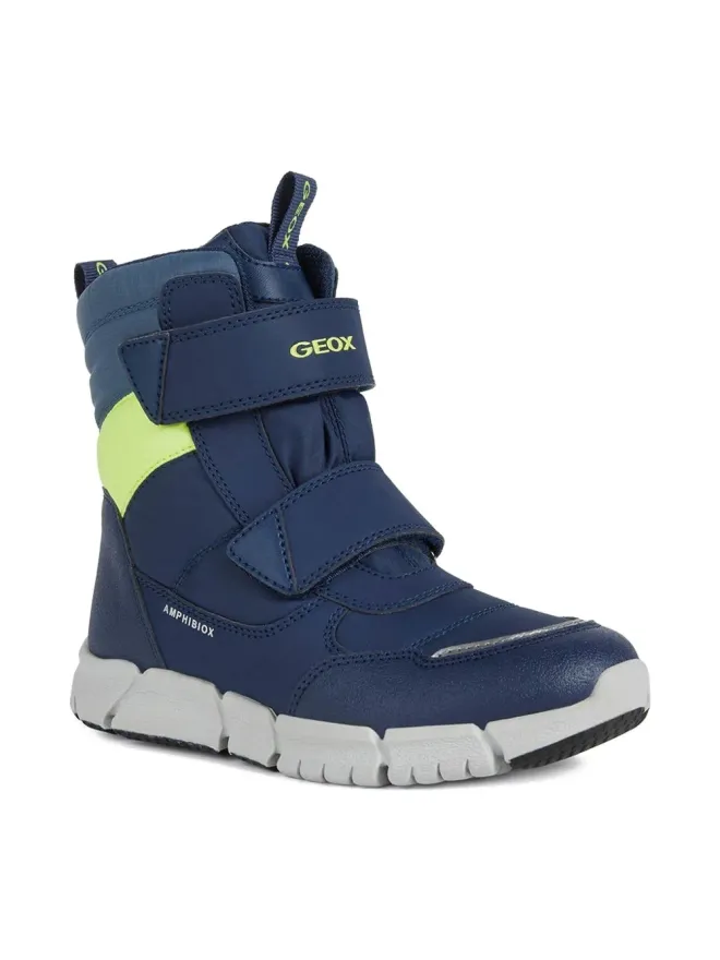 Geox Geox ダブルストラップ付きパッド入りブーツの商品画像