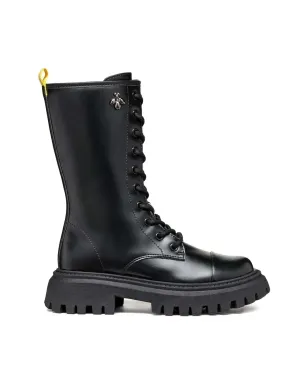 Geox Kids Maquinnens レースアップ・プラットフォームブーツ - サムネイル1