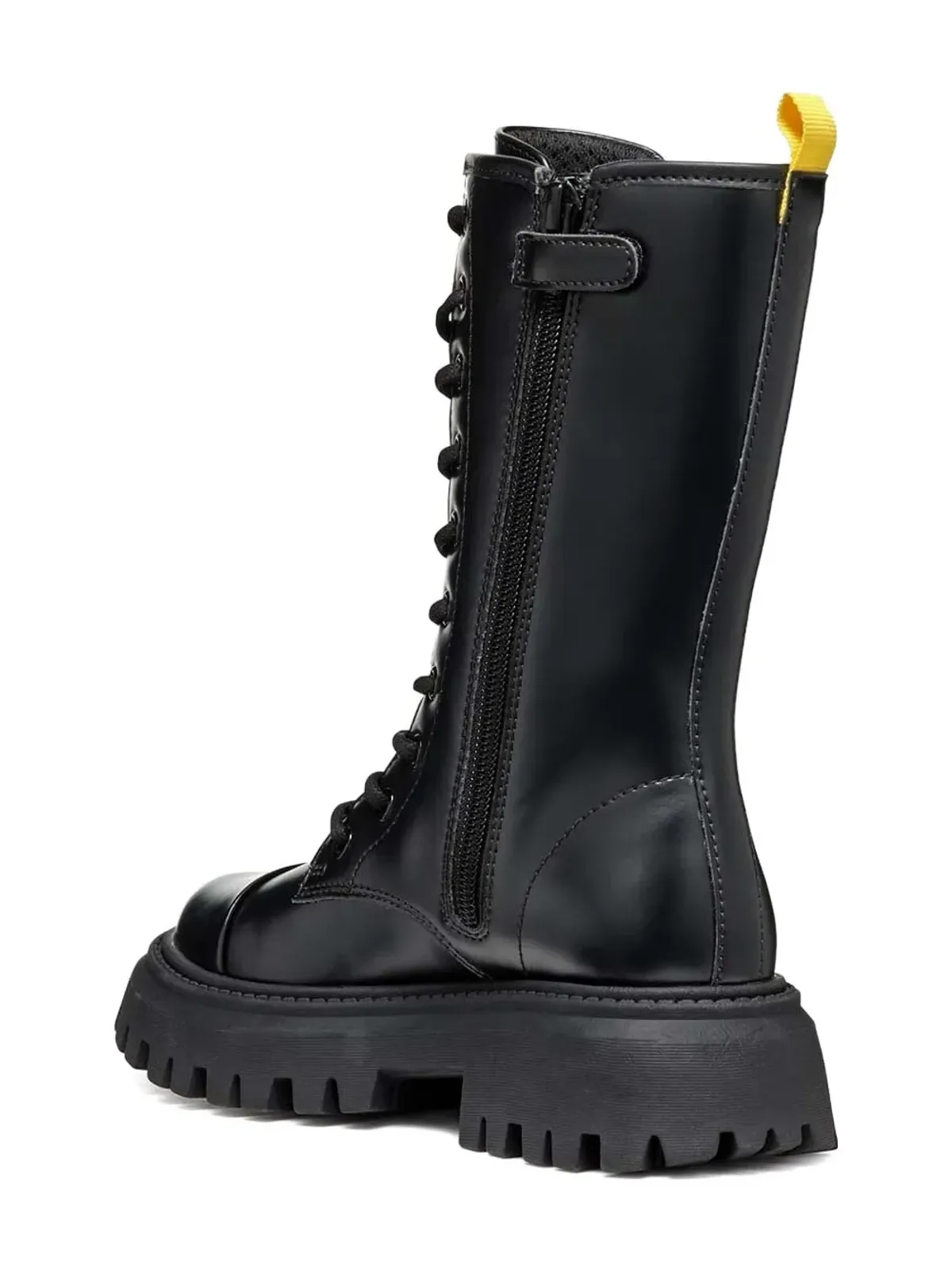 Geox Kids Maquinnens レースアップ・プラットフォームブーツ - 画像4