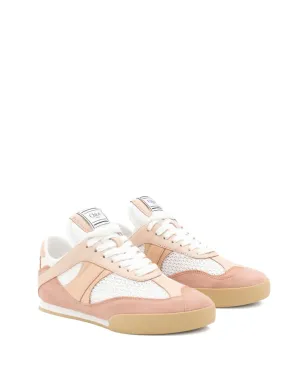 Chloé メッシュパネルスウェードスニーカー - ピンク - サムネイル2