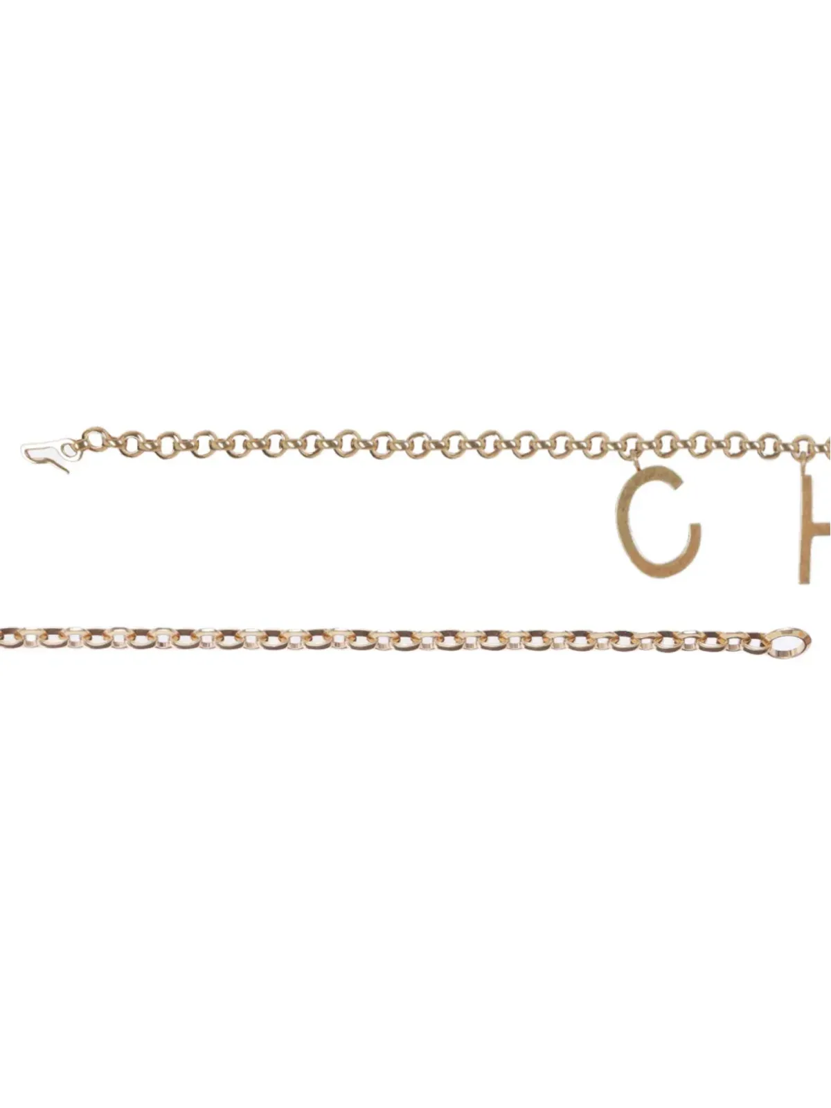 Chloé lettered chain belt - 画像2