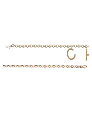 Chloé lettered chain belt - サムネイル2