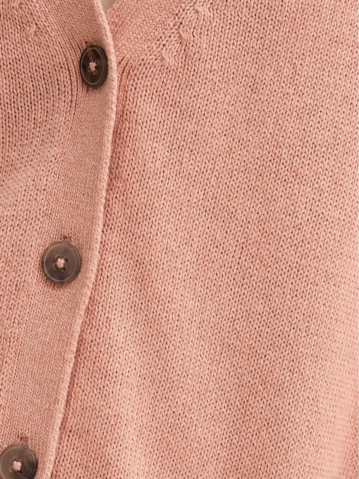 Marc O'Polo Vネック ボタンカーディガン - ピンク - 画像4