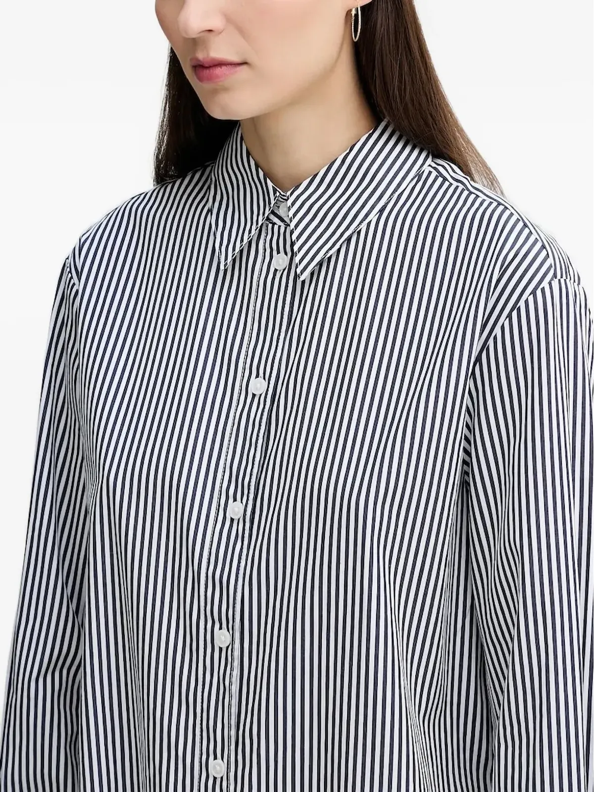 Marc O'Polo ストライプ柄ミニシャツドレス - 画像3
