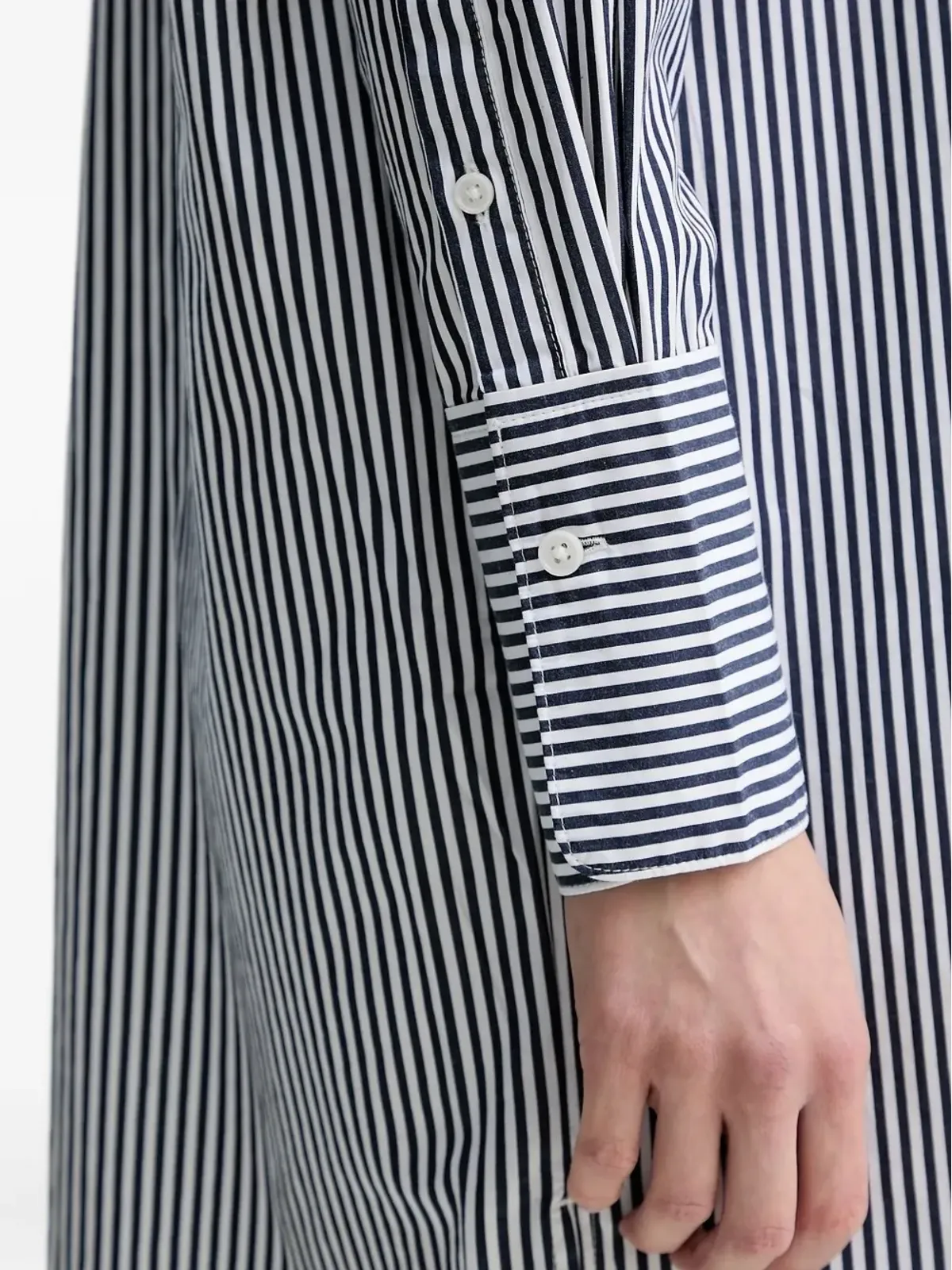 Marc O'Polo ストライプ柄ミニシャツドレス - 画像4