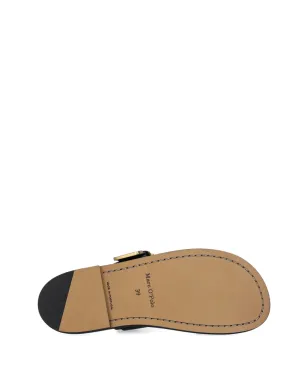 Marc O'Polo バックル付きレザーサンダル - ブラック - サムネイル5