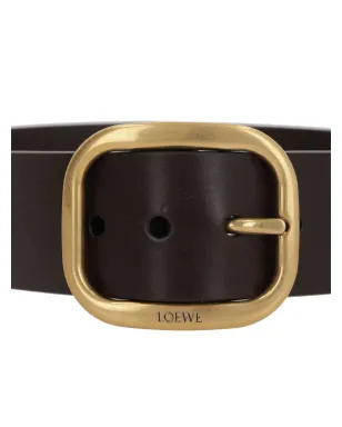 LOEWE バックル付きレザーベルト - ブラウン - サムネイル3