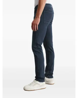 Marc O'Polo ベルトループ・レザーパッチ ジーンズ - ブルー - サムネイル4