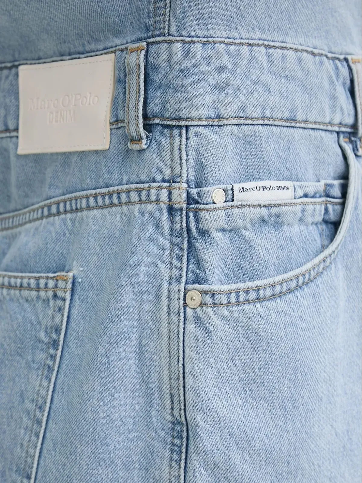 Marc O'Polo コットン シャツドレス ブルー - 画像5
