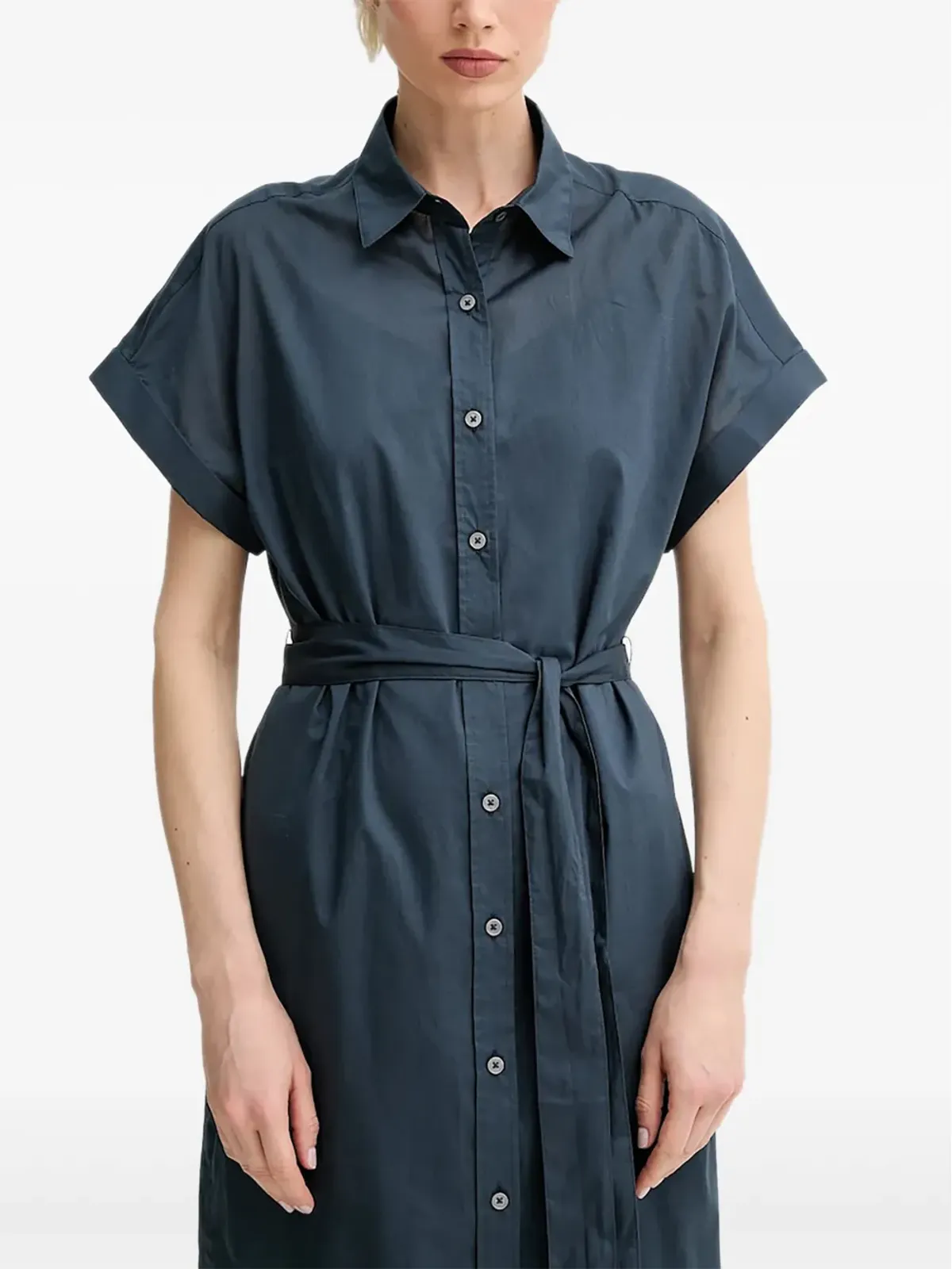 Marc O'Polo ベルト付きシャツミディドレス - 画像3