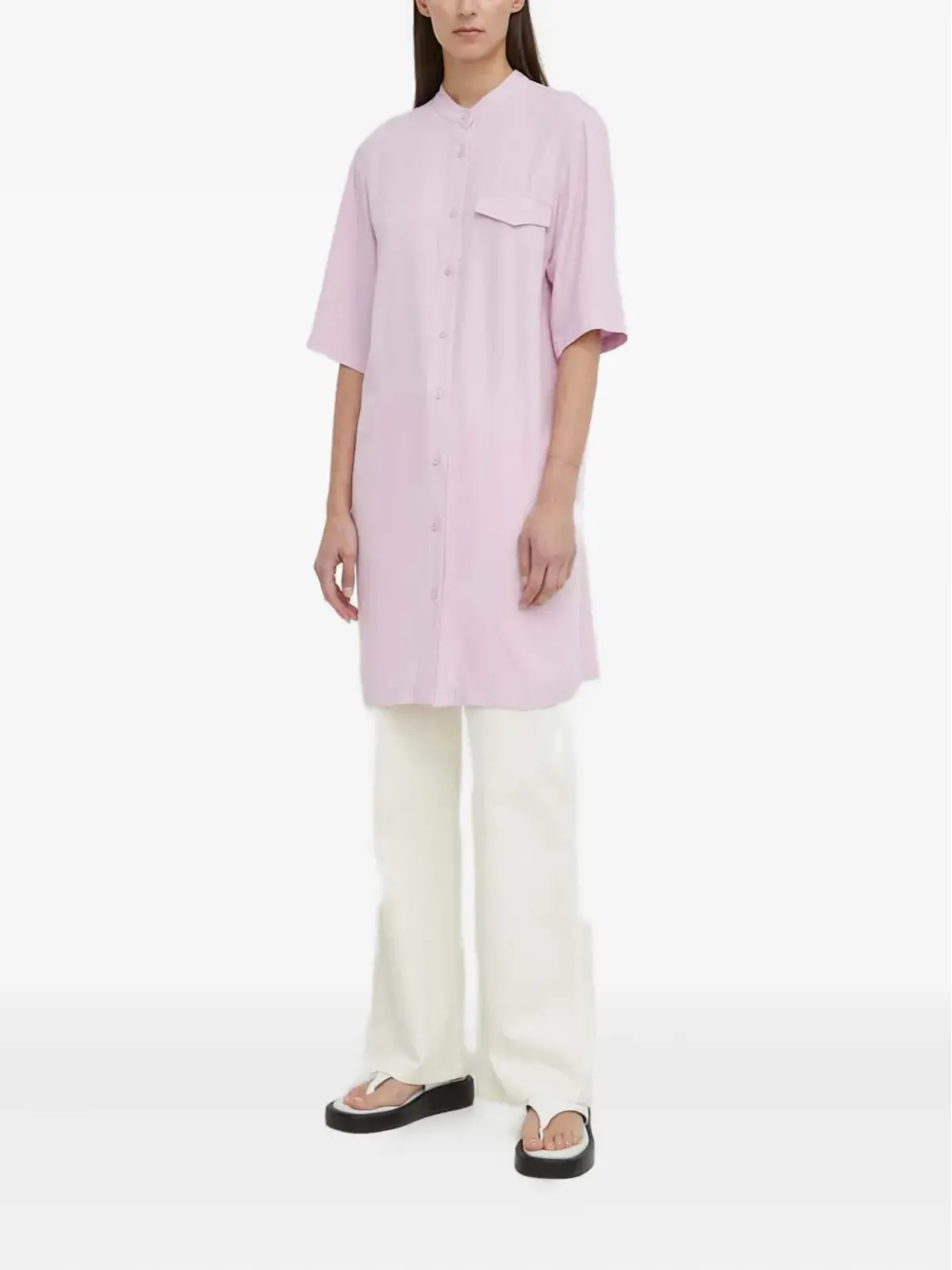 Marc O'Polo 半袖ミディ丈シャツドレス - 画像3