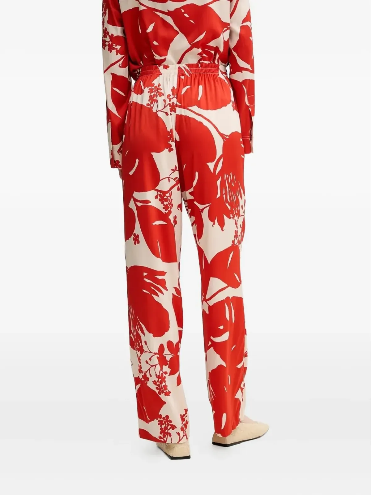 Marc O'Polo floral-print trousers - Red - 画像2