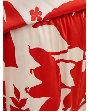 Marc O'Polo floral-print trousers - Red - サムネイル3