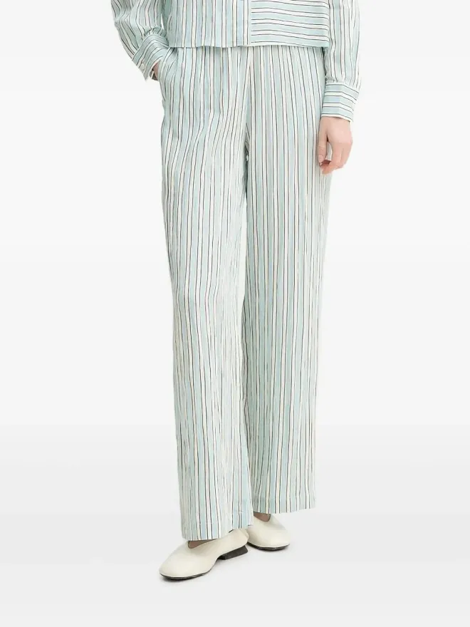 Marc O'Polo Marc O'Polo ストライプ柄パンツ - ブルーの商品画像