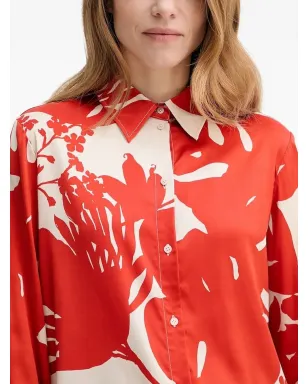 Marc O'Polo 花柄プリントシャツ - レッド - サムネイル3