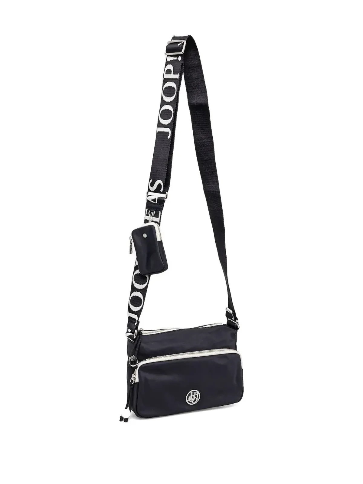 Joop! ロゴストラップ付き ジップファスナー クロスボディバッグ - 画像2