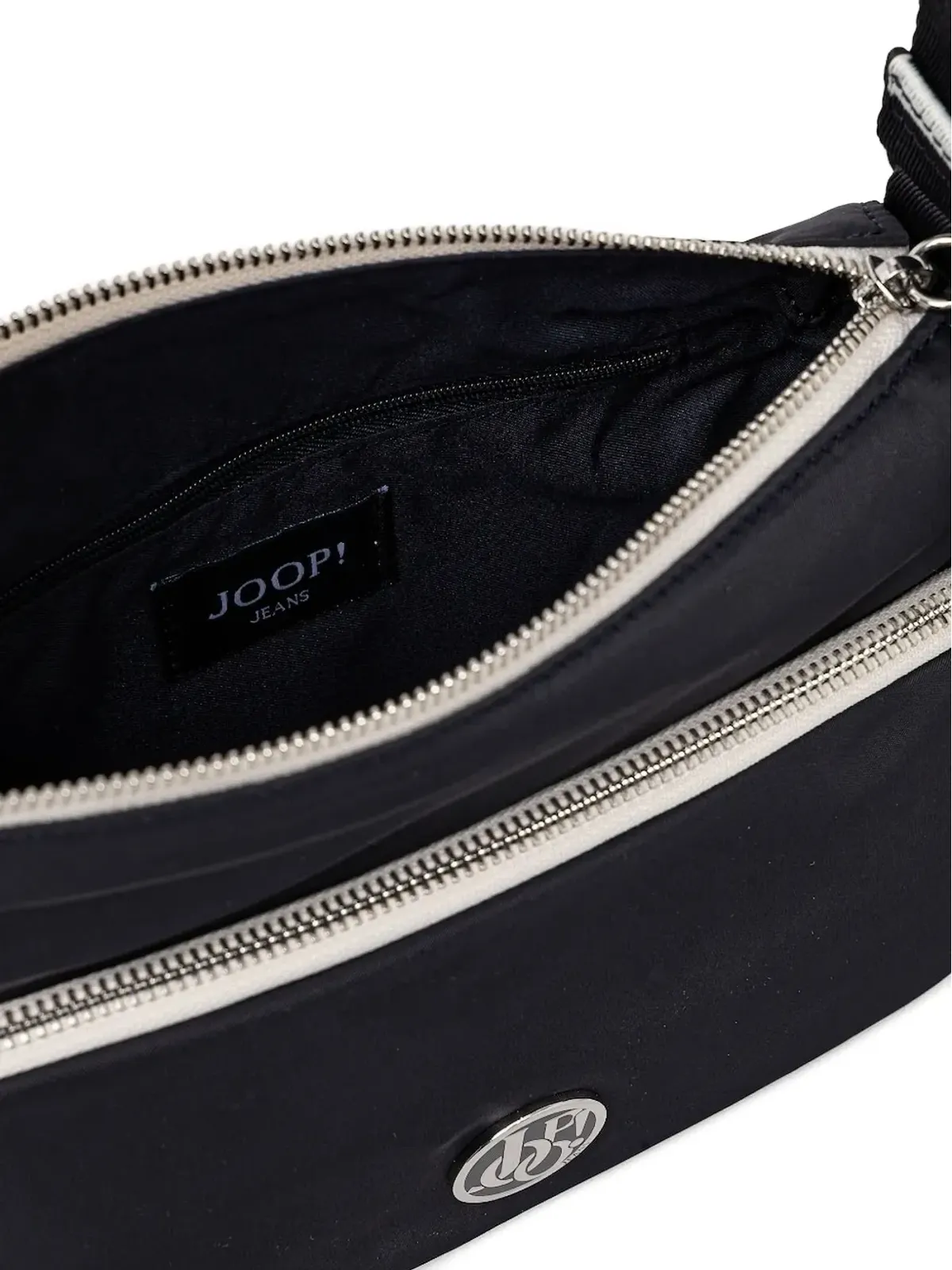 Joop! ロゴストラップ付き ジップファスナー クロスボディバッグ - 画像4
